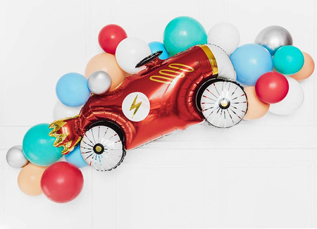 Balon foliowy - Samochód - Czerwony - 93 x 48 cm