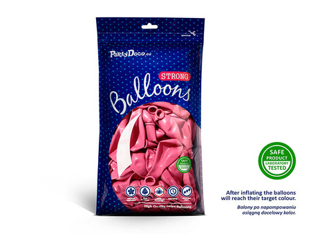Balony Strong 30cm - Metallic Hot Pink - 3 szt.