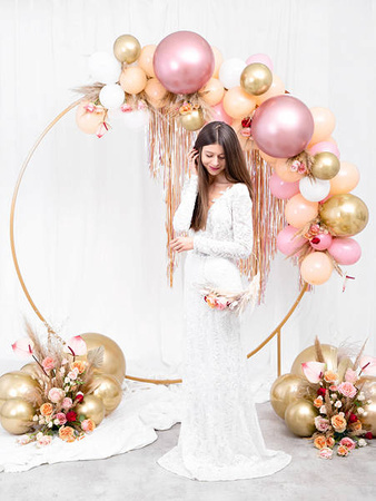  Balony Glossy 30cm - Rose Gold - 10 sztuk