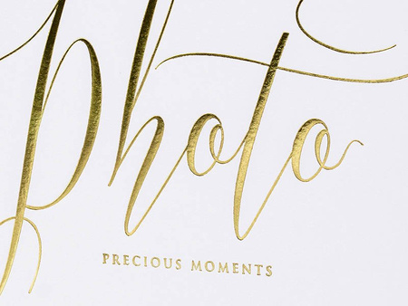 Album na zdjęcia - Precious Moments - Biały - 20 x 24.5 cm - 22 kartki
