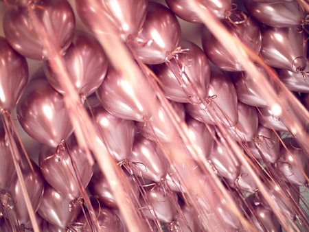  Balony Glossy 30cm - Rose Gold - 10 sztuk