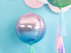 Balon foliowy - Kula Ombre - Fioletowo-Niebieska - 35 cm