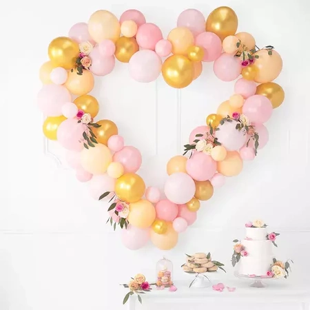 Balony Strong 12cm - Pastel Baby Pink - 100 szt.