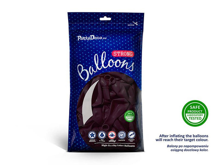 Balony Strong 27cm - Crystal Maroon - 100 sztuk
